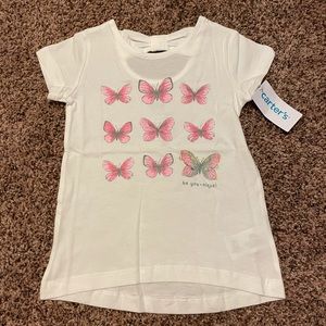 Butterfly Short Sleeve Toddler Shirt
